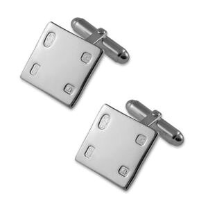 yzYANZT?@XNGAJtNXsterling silver feature hallmark square cufflinks