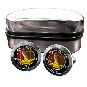�y���������z�����Y�A�N�Z�T��?�@�X�R�b�g�����h�J�t�����N�X�{�b�N�Xhay scottish clan crest cufflinks amp; box