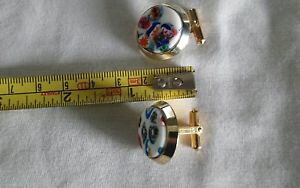 yzYANZT?@S[hg[KXJtNXdestino gold tone and glass cufflinks millefiori