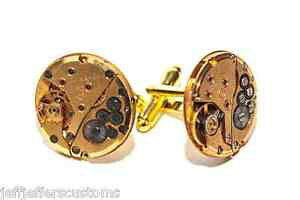 yzYANZT?@JtX{^JtX{^Avv[e[V{bNXgold watch movement cufflinks handcrafted steampunk cufflinks amp; presentation box