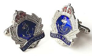 yzYANZT?@ClCr[JtNX{bNXroyal navy filigree amp; crown military crested cufflinks n187 gift boxed