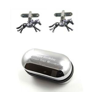 yzYANZT?@[XJtX{^{bNXbetting race horse cufflinks amp; engraved gift box