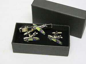 yzYANZT?@JtNX^CNbv{bNXJtX{^GiZbgspitfire areoplane cufflinks amp; tie clip set gift boxed cufflinks enamel raf ww11