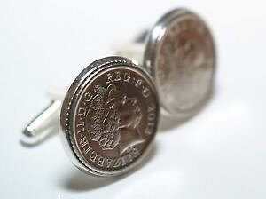 �y���������z�����Y�A�N�Z�T��?�@���O�W���A���[�J�t�����N�Xluxury wedding anniversary cufflinks made from real coins from year