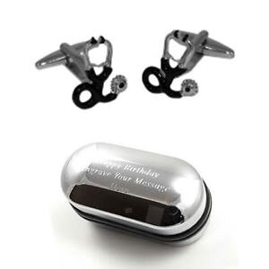 yzYANZT?@JtNX{bNXnurses amp; doctors stethoscope cufflinks amp; engraved gift box