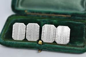 �y���������z�����Y�A�N�Z�T��?�@�r���e�[�W�X�^�[�����O�V���o�[�A�[���f�R�f�U�C���J�t�����N�Xvintage sterling silver cufflinks with an art deco design b99