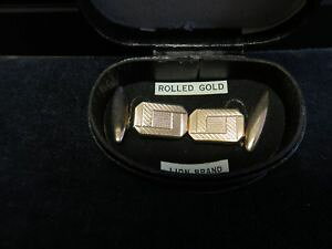 yzYANZT?@A[fR[YS[hart deco 9ct rolled rose gold cufflinks