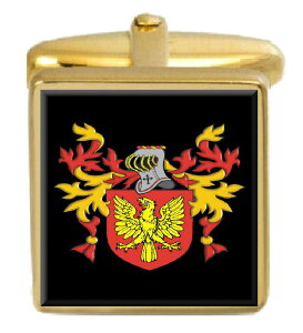 �y���������z�����Y�A�N�Z�T��?�@�C�M���X�J�t�X�{�^���{�b�N�X�R�[�gholroyd england family crest surname coat of arms gold cufflinks engraved box