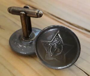 �y���������z�����Y�A�N�Z�T��?�@�s���J�t�X�{�^�����V�Amilitary buttonhole pincufflinks russian genuine ww2