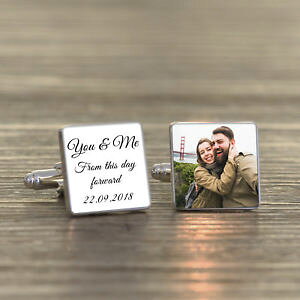 �y���������z�����Y�A�N�Z�T��?�@�p�[�\�i���C�Y�J�t�X�{�^���J�t�����Npersonalised silver plated you amp; me wedding photo cufflinks cuff link