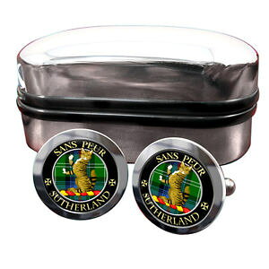 �y���������z�����Y�A�N�Z�T��?�@�X�R�b�g�����h�J�t�����N�X�{�b�N�Xsutherland scottish clan crest cufflinks amp; box