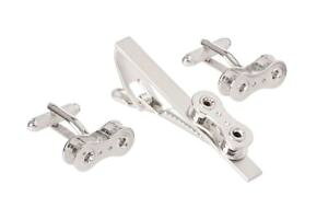 yzYANZT?@TCNoCN`F[JtX{^^CNbvZbgIjLXA[ghcycle bike chain cufflinks and tie clip set by onyx art london boxed