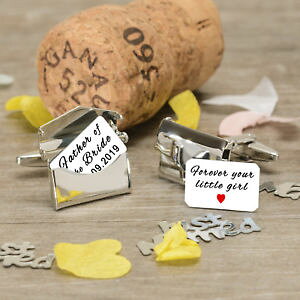 �y���������z�����Y�A�N�Z�T��?�@�p�[�\�i���C�Y�J�t�����N�Xpersonalised envelope father of bride wedding cufflinks always your little girl