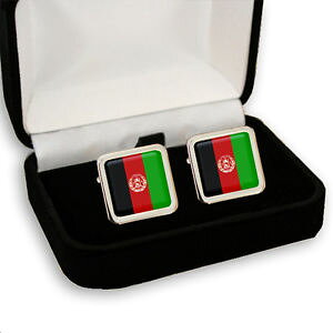 yzYANZT?@AtKjX^YJtX{^{bNXZbgafghanistan flag menfs cufflinks set gift box engraving
