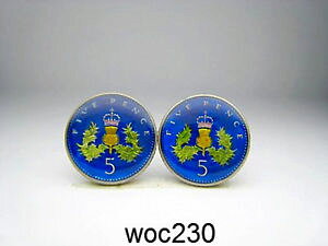 yzYANZT?@GiRCJtNXp^[yXbritish enamelled coin cufflinks 5 pence choice of pattern