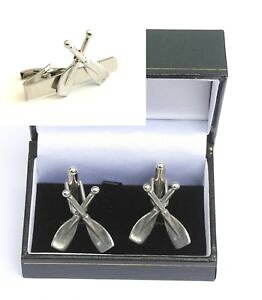 yzYANZT?@JtNX^CNbvo[XChZbgcrossed oars cufflinks amp; tie clip bar slide set rowing gift