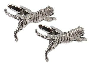 yzYANZT?@cufflinks directV3dmensJtXNsilver pewter 3d tiger mens wedding gift cuff links by cufflinks direct