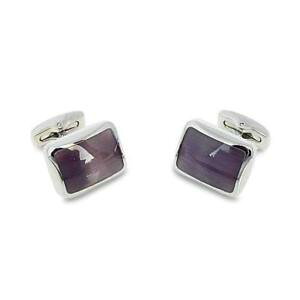 yzYANZT?@h[XeXX`[JtNXpurple domed stainless steel cufflinks