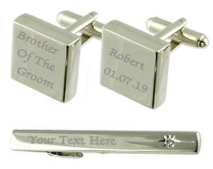 yzYANZT?@JtX{^^CNbv{bNXZbgbrother of groom engraved cufflinks tie clip box set
