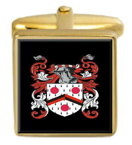 yzYANZT?@kearseS[hJtXNkearse england family crest surname coat of arms gold cufflinks engraved box