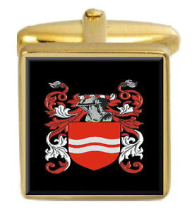 yzYANZT?@CMXJtX{^{bNXR[gstonham england family crest surname coat of arms gold cufflinks engraved box