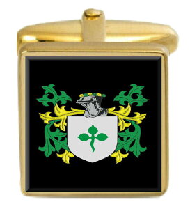 �y���������z�����Y�A�N�Z�T��?�@�C�M���X�J�t�X�{�^���{�b�N�X�R�[�gstirton england family crest surname coat of arms gold cufflinks engraved box