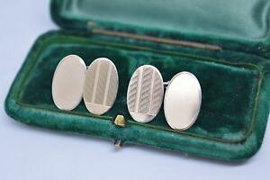 �y���������z�����Y�A�N�Z�T��?�@�r���e�[�W�X�^�[�����O�V���o�[�A�[���f�R�f�U�C���J�t�����N�Xvintage sterling silver cufflinks with an art deco design b547