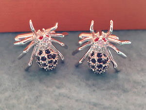 yzYANZT?@XtXL[NX^XpC_[JtX{^ listingsimon carter swarovski crystal spider cufflinks outstanding condition rare