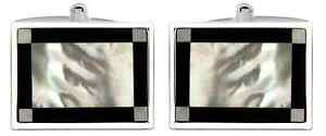 �y���������z�����Y�A�N�Z�T��?�@�p�[���I�j�L�X�J�t�����N�X listingmother of pearl and onyx cufflinks 901197