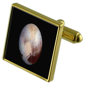 �y���������z�����Y�A�N�Z�T��?�@�J�t�X�{�^���N���X�^���^�C�N���b�v�Z�b�gplanet pluto goldtone cufflinks crystal tie clip gift set