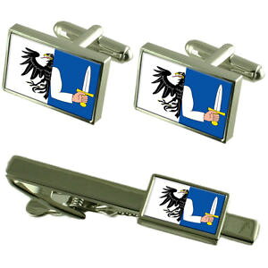 yzYANZT?@tOJtX{^^CNbv}b`O{bNXZbgconnacht flag cufflinks tie clip matching box gift set
