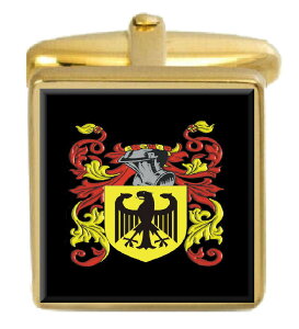 �y���������z�����Y�A�N�Z�T��?�@�C�M���X�J�t�X�{�^���{�b�N�X�R�[�gbushell england family crest surname coat of arms gold cufflinks engraved box