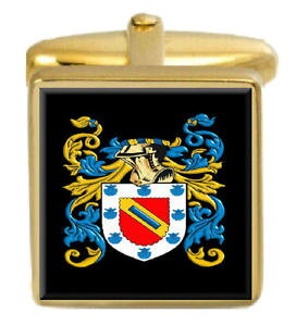 yzYANZT?@GIbgCOhJtX{^{bNXR[gelliott england family crest surname coat of arms gold cufflinks engraved box