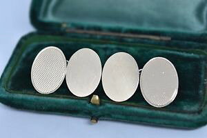 yzYANZT?@re[WX^[OVo[A[fRfUCJtNXvintage sterling silver cufflinks with an art deco design g103