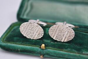 �y���������z�����Y�A�N�Z�T��?�@�r���e�[�W�X�^�[�����O�V���o�[�A�[���f�R�f�U�C���J�t�����N�Xvintage sterling silver cufflinks with an art deco design from 1977 b435