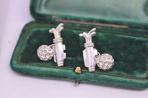 yzYANZT?@re[WX^[OVo[A[fRStfUCJtNXvintage sterling silver cufflinks with an art deco golfing design b642