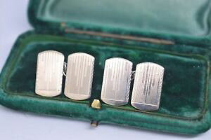 �y���������z�����Y�A�N�Z�T��?�@�r���e�[�W�X�^�[�����O�V���o�[�A�[���f�R�f�U�C���J�t�����N�Xvintage sterling silver cufflinks with an art deco design b846