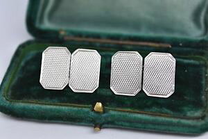 �y���������z�����Y�A�N�Z�T��?�@�r���e�[�W�X�^�[�����O�V���o�[�A�[���f�R�f�U�C���J�t�����N�Xvintage sterling silver cufflinks with an art deco design g52