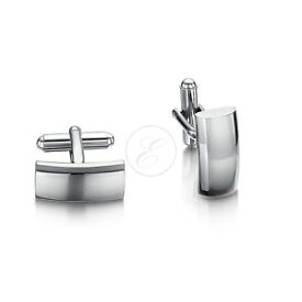 【送料無料】メンズアクセサリ—　チタンメンズカフスボタンマットシルバーカフスボタンセットtitanium mens cufflinks matt and high polished rectangular silver cufflinks set
