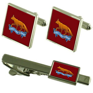 yzYANZT?@^CNbvJtX{^army the queens own yeomanry tie clip cufflinks matching set