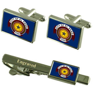 yzYANZT?@Gp\usatOJtXNlN^CsZbgel paso city usa flag cufflinks engraved tie clip set