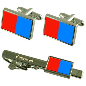 yzYANZT?@J^jAC^AtOJtXNlN^CsZbgcatania city italy flag cufflinks engraved tie clip set