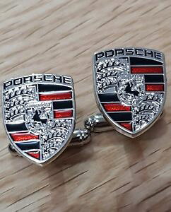 �y���������z�����Y�A�N�Z�T��?�@�N���X�}�X�J�t�X�{�^���o�b�O listingporsche christmas gift cufflinks steel gentlemans gift free gift bag uk