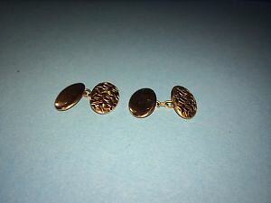 yzYANZT?@AeB[N[YS[h`F[NJtX{^`FX^[Oantique 9ct375 rose gold chain link gents cufflinks chester 1948, 240,grams