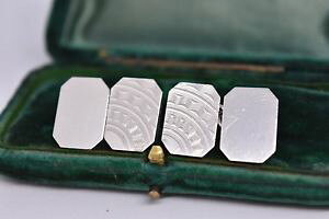 �y���������z�����Y�A�N�Z�T��?�@�r���e�[�W�X�^�[�����O�V���o�[�A�[���f�R�f�U�C���J�t�����N�Xvintage sterling silver cufflinks with an art deco design b706