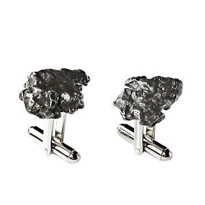�y���������z�����Y�A�N�Z�T��?�@�J���|�f���V�G���J�t�����N�Xgenuine campo del cielo meteorite cufflinks