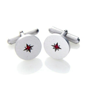 yzYANZT?@X^[OVo[r[}bgEhJtX{^Y925 sterling silver genuine ruby gemstone matt finish round cufflinks mens gift