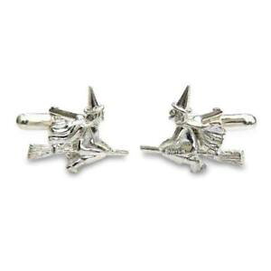 �y���������z�����Y�A�N�Z�T��?�@�\���b�h�V���o�[�J�t�����N�Xsolid silver witches cufflinks