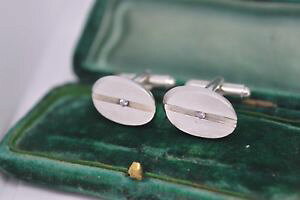 �y���������z�����Y�A�N�Z�T��?�@�r���e�[�W�A�[���f�R�X�^�[�����O�V���o�[�J�t�����N�Xvintage art deco sterling silver cufflinks with a crystal stone insert b580