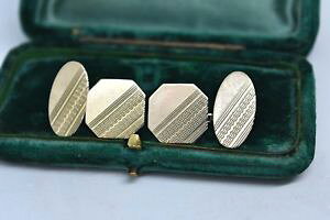 �y���������z�����Y�A�N�Z�T��?�@�r���e�[�W�X�^�[�����O�V���o�[�A�[���f�R�f�U�C���J�t�����N�Xvintage sterling silver cufflinks with an art deco design b865